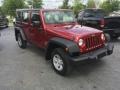 2011 Deep Cherry Red Jeep Wrangler Unlimited Sport 4x4 Right Hand Drive  photo #3