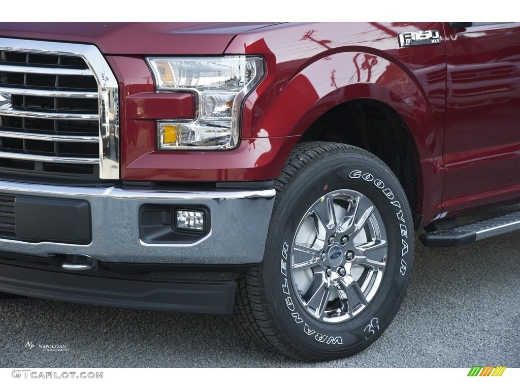 2017 F150 XLT SuperCrew 4x4 - Ruby Red / Earth Gray photo #2