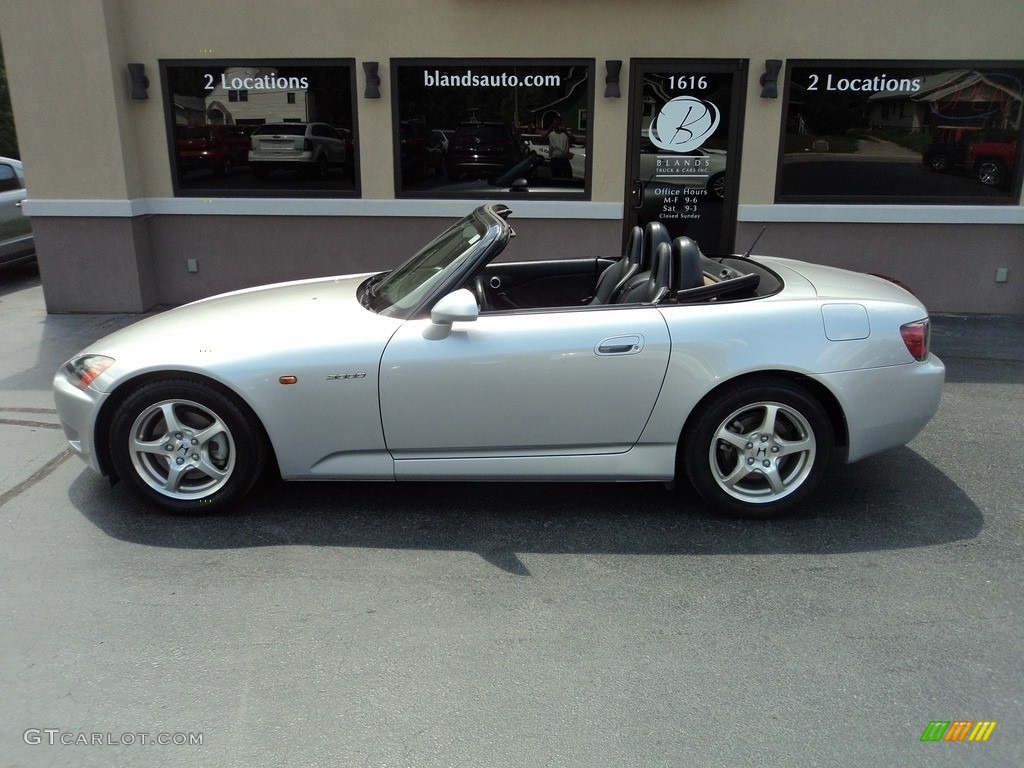 2002 S2000 Roadster - Sebring Silver Metallic / Black photo #4