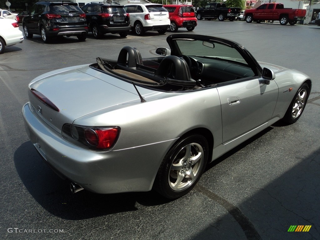 2002 S2000 Roadster - Sebring Silver Metallic / Black photo #6