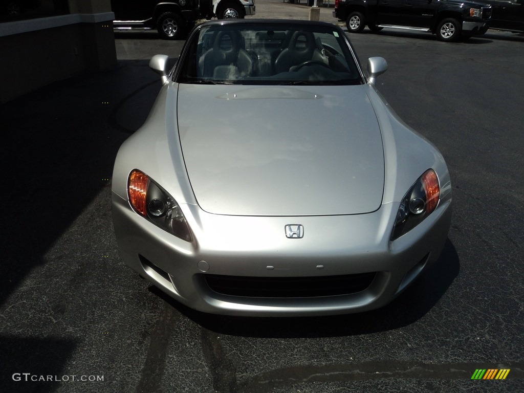 2002 S2000 Roadster - Sebring Silver Metallic / Black photo #8