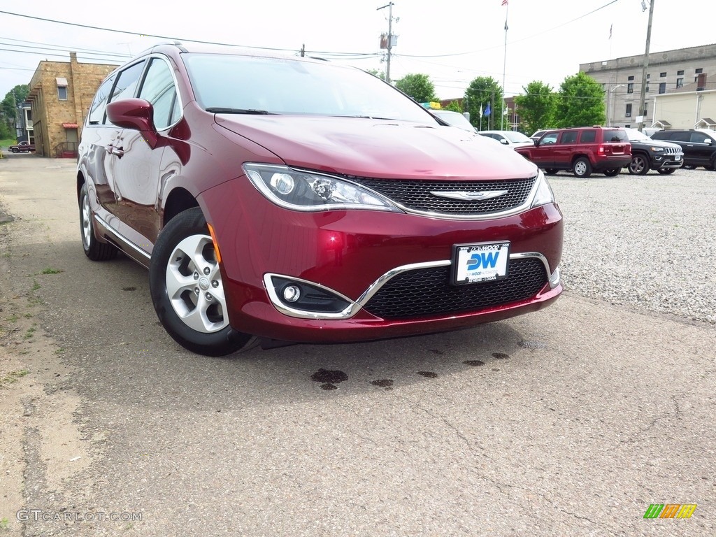 2017 Pacifica Touring L Plus - Velvet Red Pearl / Black/Alloy photo #1