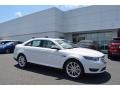 White Platinum 2017 Ford Taurus Limited Exterior