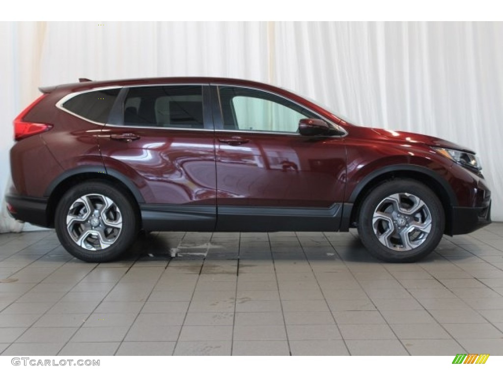 2017 CR-V EX - Basque Red Pearl II / Gray photo #2