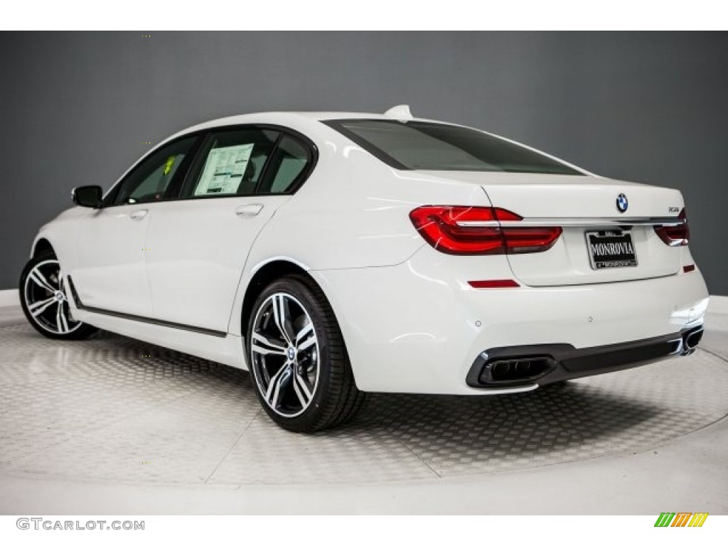 2018 7 Series 750i Sedan - Mineral White Metallic / Canberra Beige photo #3