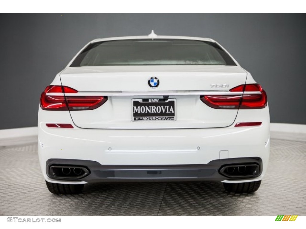 2018 7 Series 750i Sedan - Mineral White Metallic / Canberra Beige photo #4
