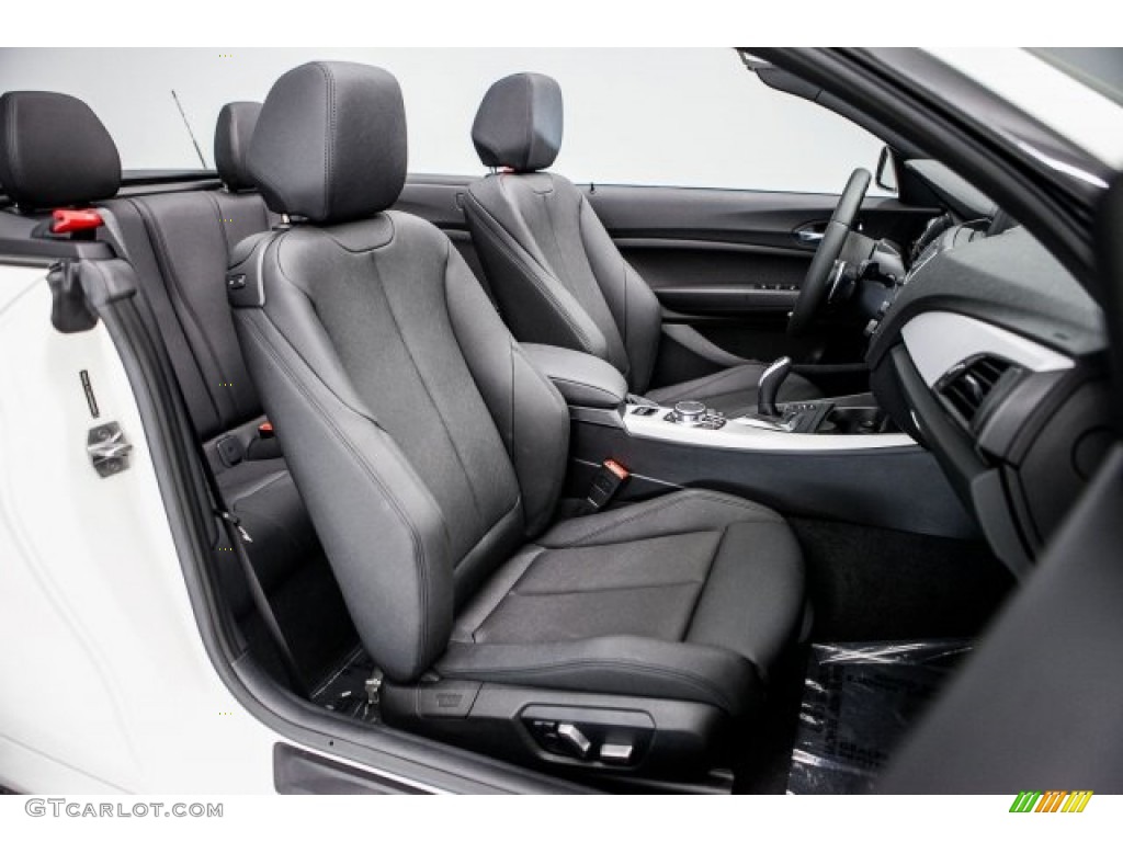 Black Interior 2017 BMW 2 Series M240i Convertible Photo #121372199