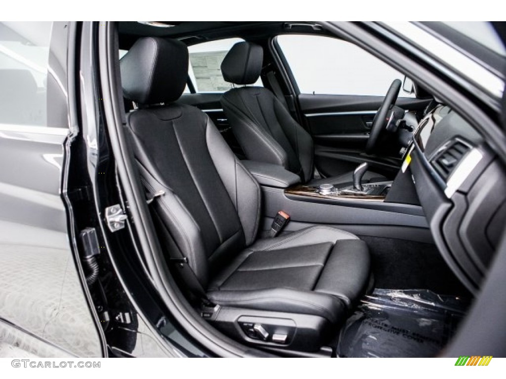 2017 3 Series 330i Sedan - Black Sapphire Metallic / Black photo #2