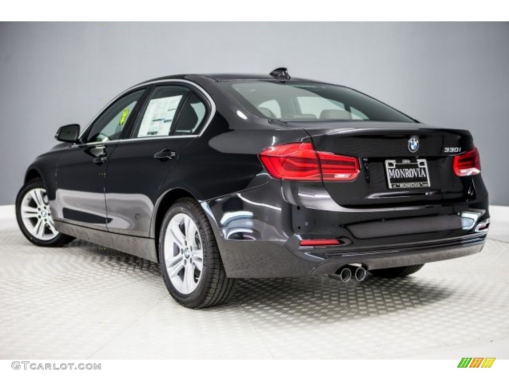 2017 3 Series 330i Sedan - Black Sapphire Metallic / Black photo #3
