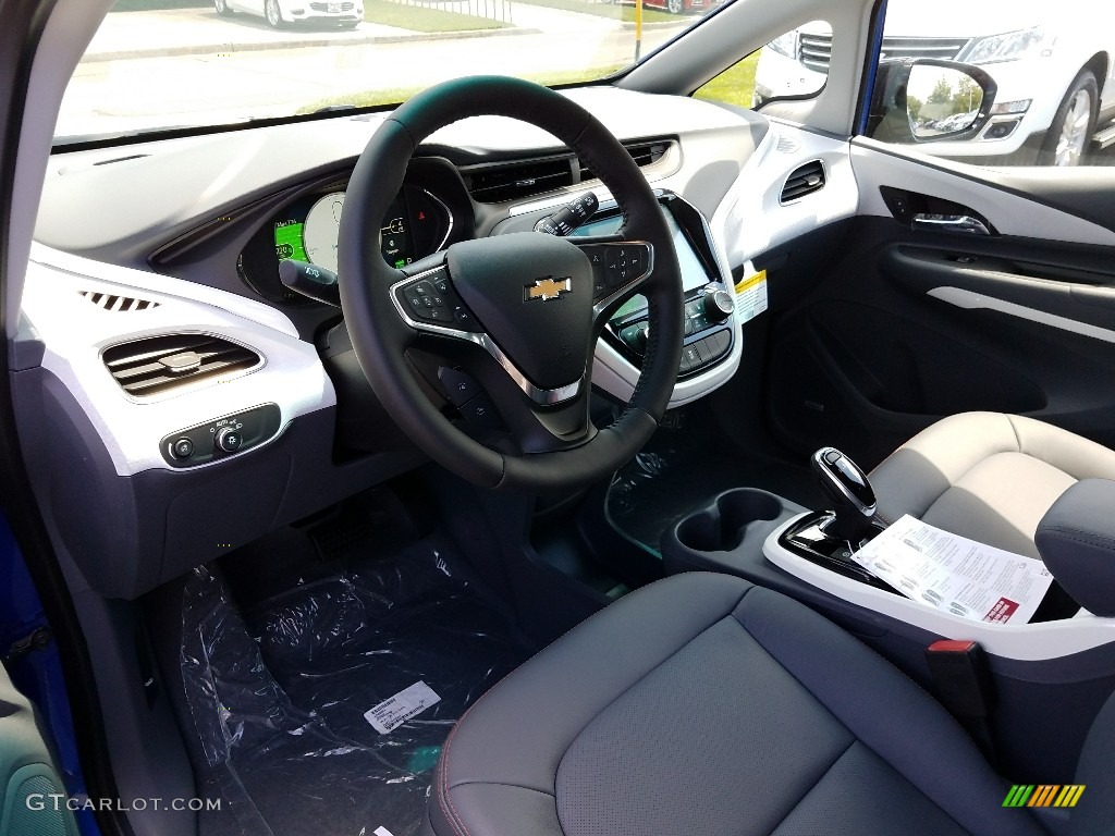 Dark Galvanized Interior 2017 Chevrolet Bolt EV Premier Photo #121373954