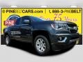 Cyber Gray Metallic 2017 Chevrolet Colorado LT Extended Cab 4x4
