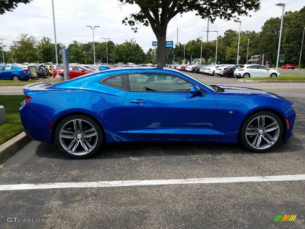 Hyper Blue Metallic 2018 Chevrolet Camaro LT Coupe Exterior Photo #121375223