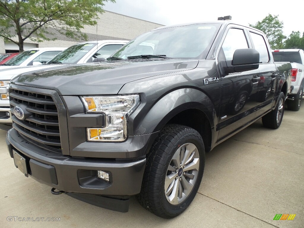 2017 F150 XL SuperCrew 4x4 - Magnetic / Black photo #1