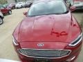 2017 Ruby Red Ford Fusion SE  photo #2