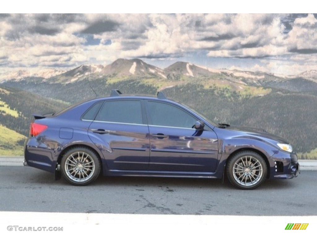 2013 Impreza WRX Limited 4 Door - Plasma Blue Pearl / WRX Carbon Black photo #2