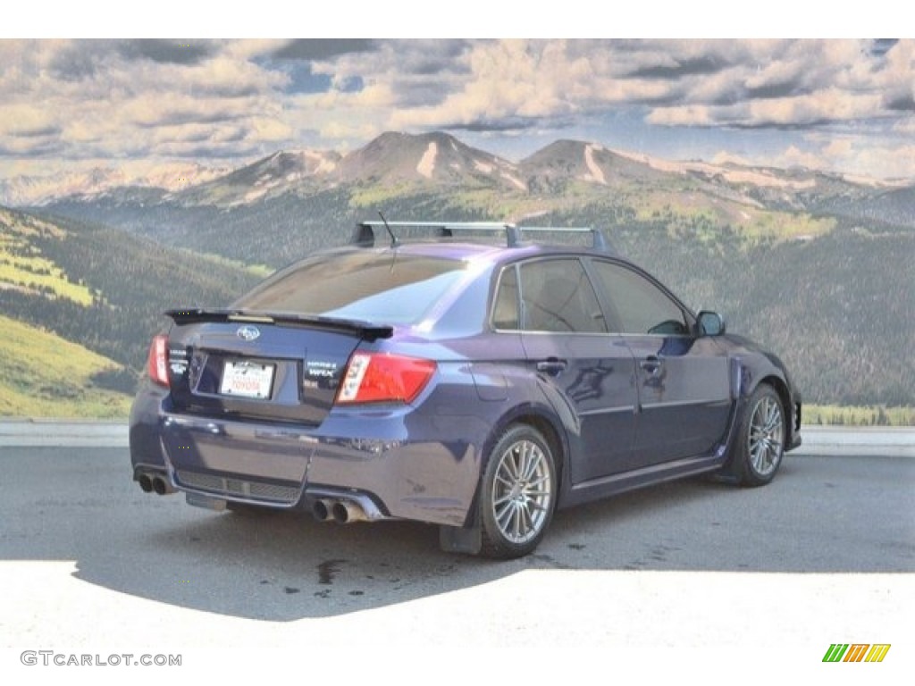 2013 Impreza WRX Limited 4 Door - Plasma Blue Pearl / WRX Carbon Black photo #3