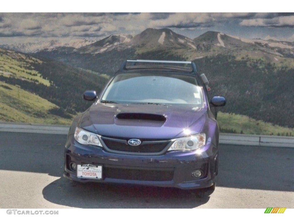 2013 Impreza WRX Limited 4 Door - Plasma Blue Pearl / WRX Carbon Black photo #4
