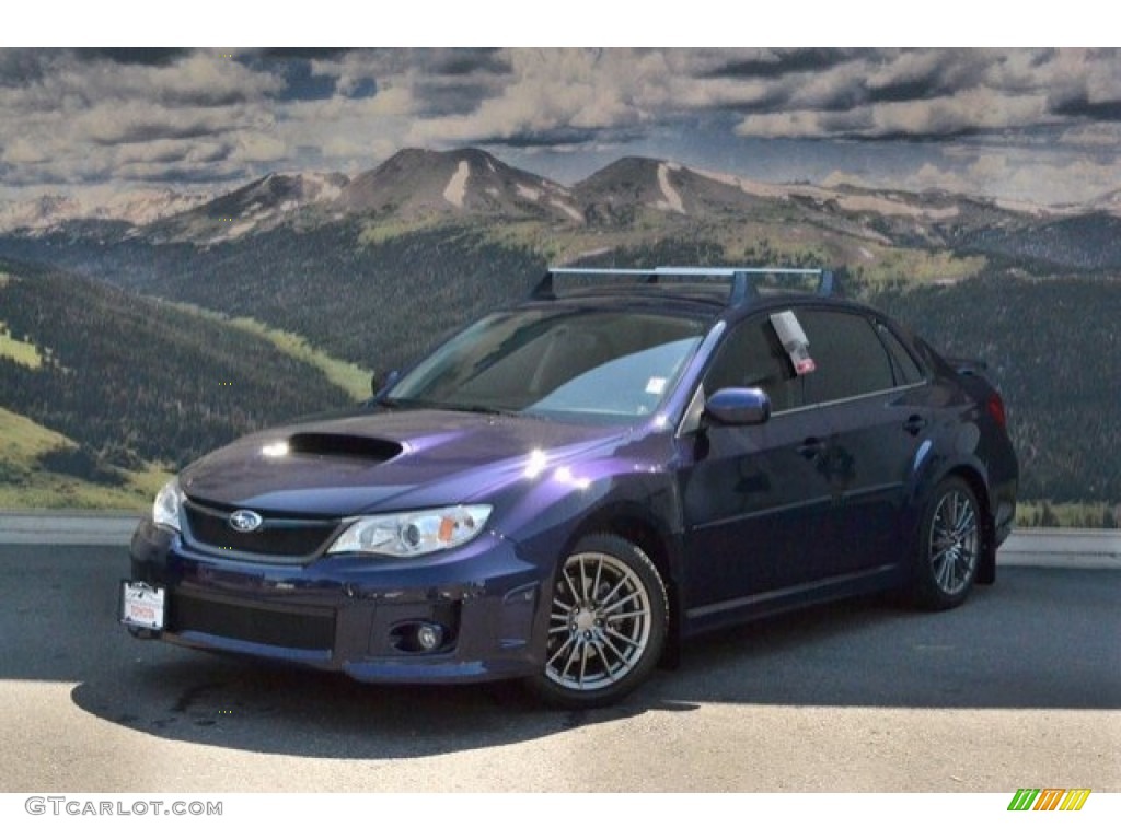 2013 Impreza WRX Limited 4 Door - Plasma Blue Pearl / WRX Carbon Black photo #5