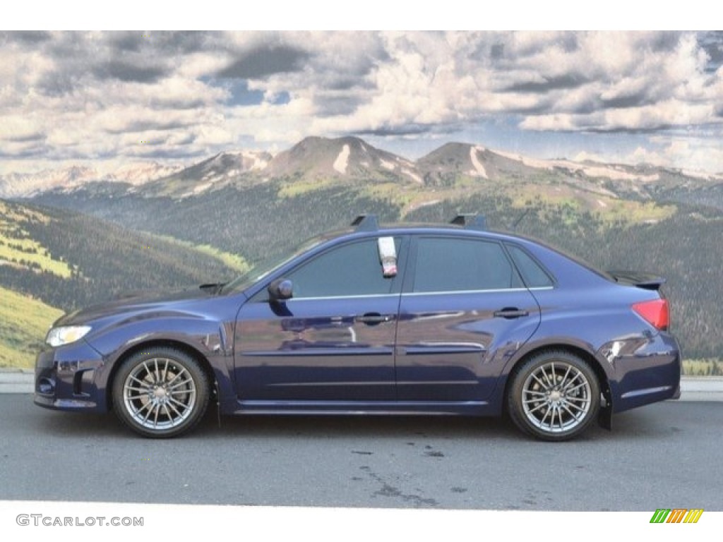 2013 Impreza WRX Limited 4 Door - Plasma Blue Pearl / WRX Carbon Black photo #6