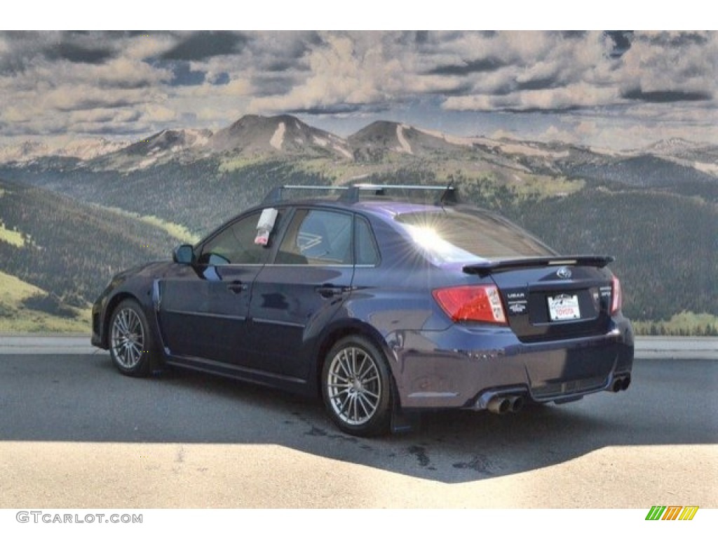 2013 Impreza WRX Limited 4 Door - Plasma Blue Pearl / WRX Carbon Black photo #8