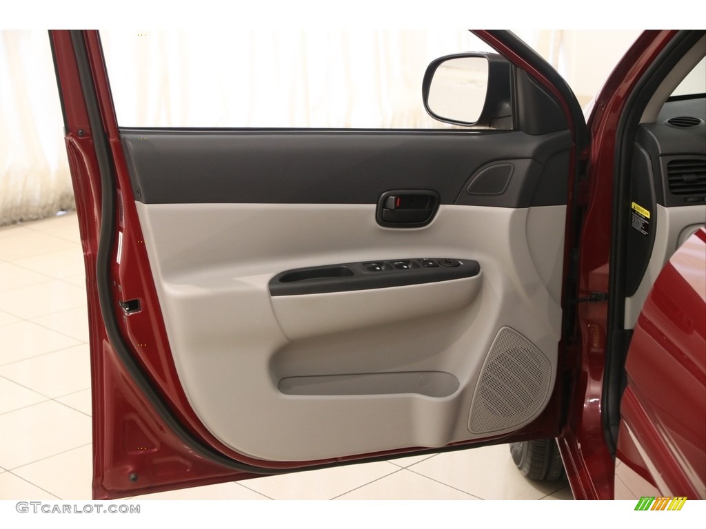 2010 Accent GLS 4 Door - Wine Red / Gray photo #4