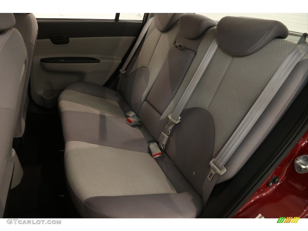 2010 Accent GLS 4 Door - Wine Red / Gray photo #14