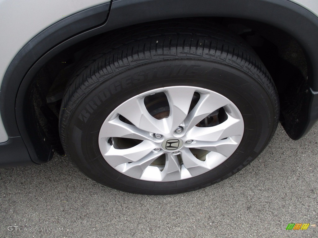 2014 CR-V EX AWD - Alabaster Silver Metallic / Gray photo #3