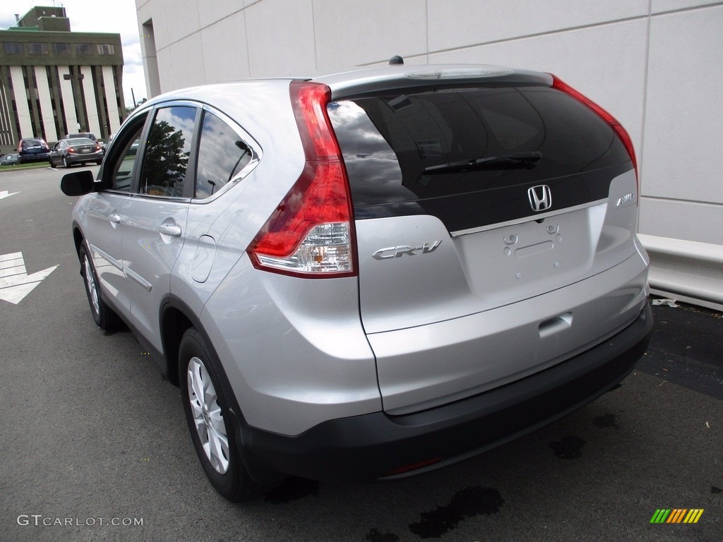 2014 CR-V EX AWD - Alabaster Silver Metallic / Gray photo #4