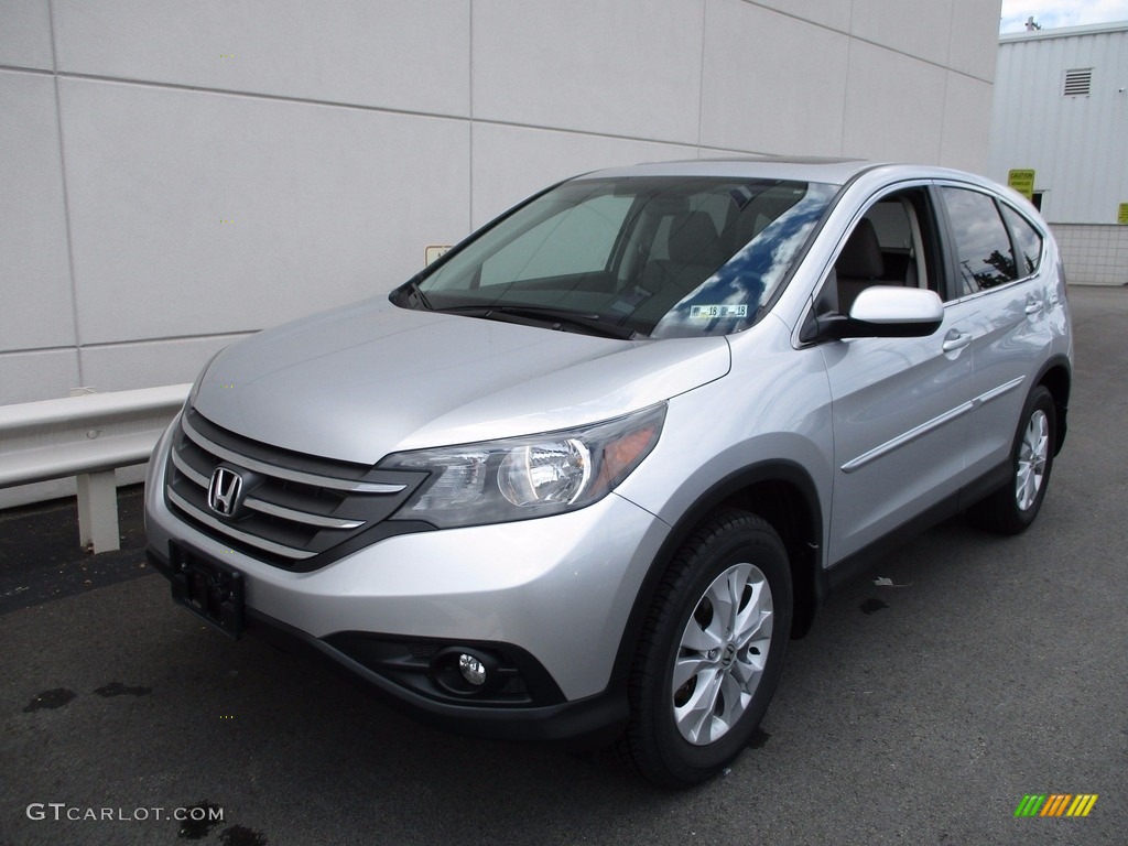 2014 CR-V EX AWD - Alabaster Silver Metallic / Gray photo #10