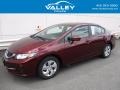 Crimson Pearl - Civic LX Sedan Photo No. 1