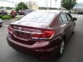 Crimson Pearl - Civic LX Sedan Photo No. 6
