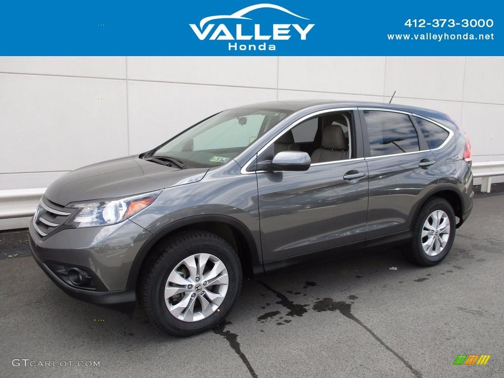 2014 CR-V EX AWD - Urban Titanium Metallic / Gray photo #1