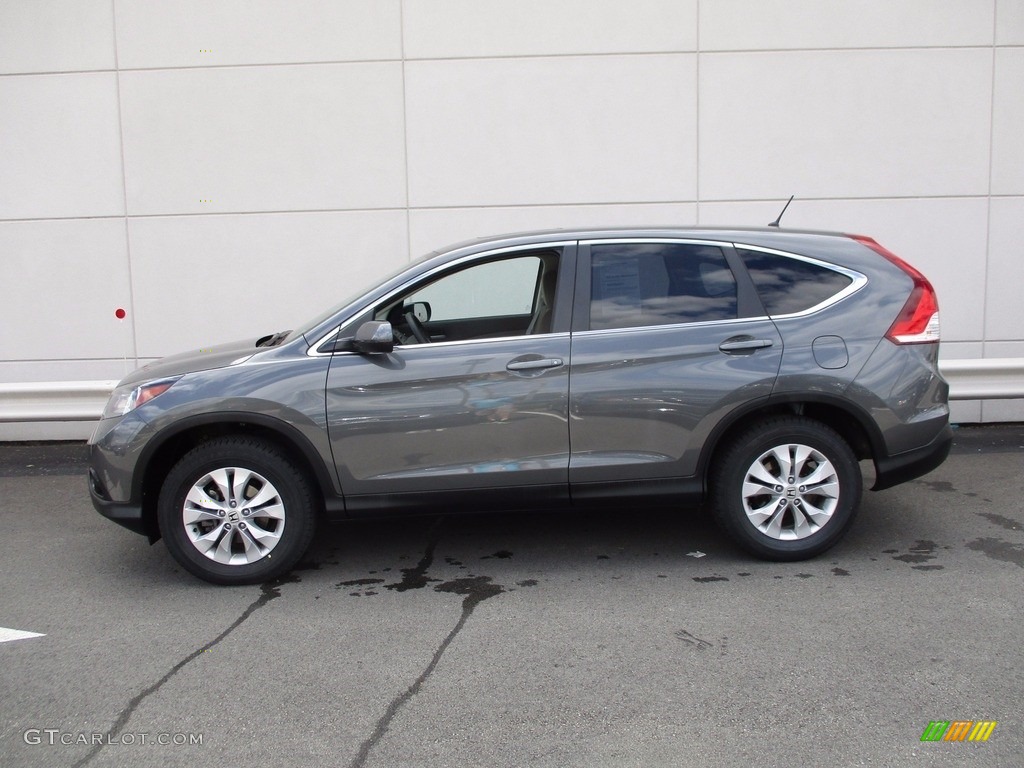 2014 CR-V EX AWD - Urban Titanium Metallic / Gray photo #2
