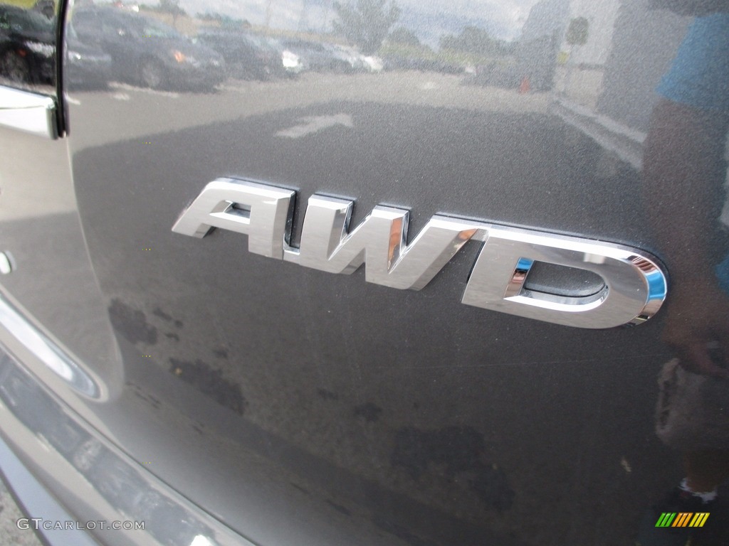 2014 CR-V EX AWD - Urban Titanium Metallic / Gray photo #7