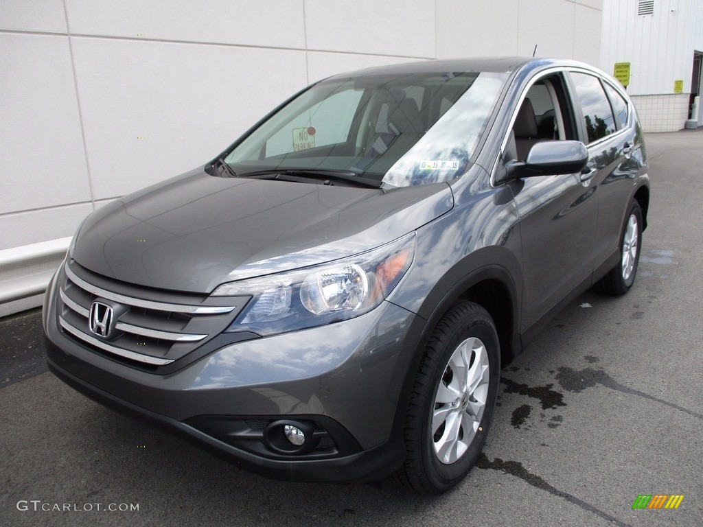2014 CR-V EX AWD - Urban Titanium Metallic / Gray photo #10