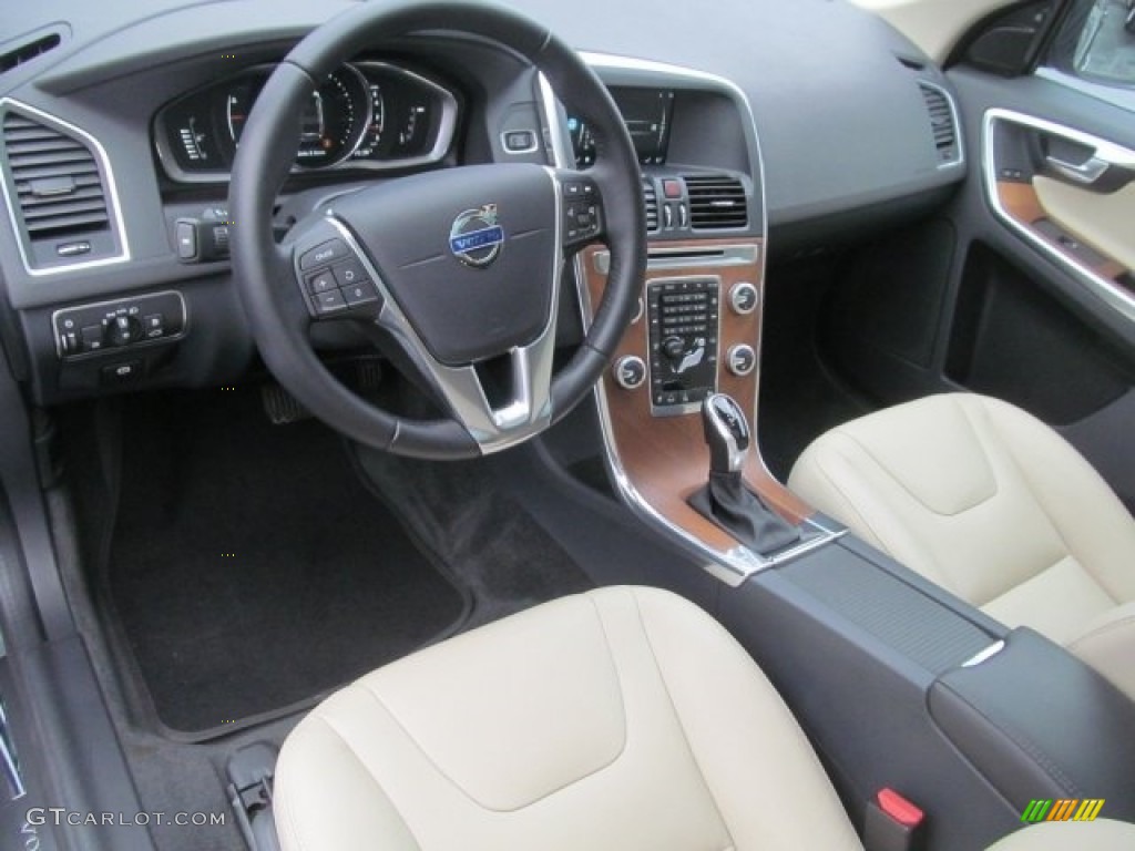 Soft Beige Interior 2017 Volvo XC60 T5 AWD Inscription Photo #121385855