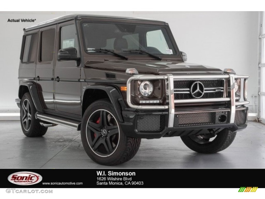 2017 G 63 AMG - Dakota Brown Metallic / Black/Saddle Brown photo #1