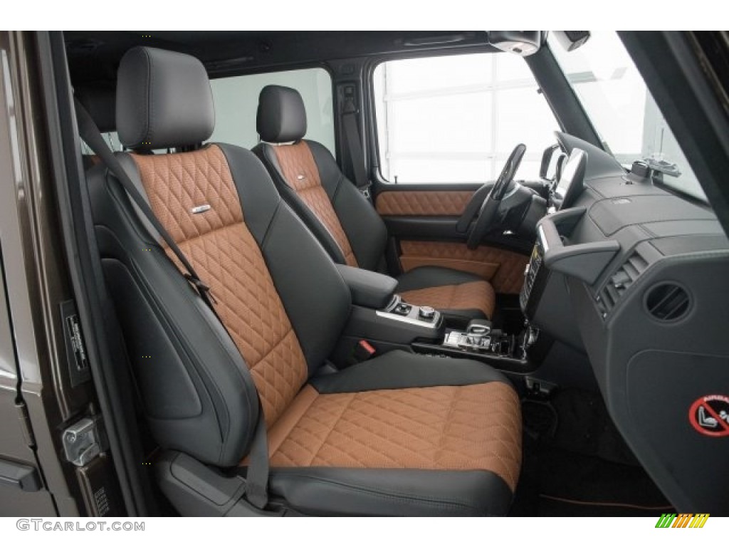 Black/Saddle Brown Interior 2017 Mercedes-Benz G 63 AMG Photo #121387569