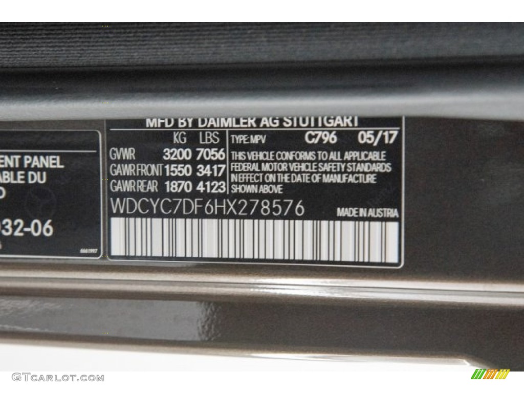 2017 G Color Code 796 for Dakota Brown Metallic Photo #121387874