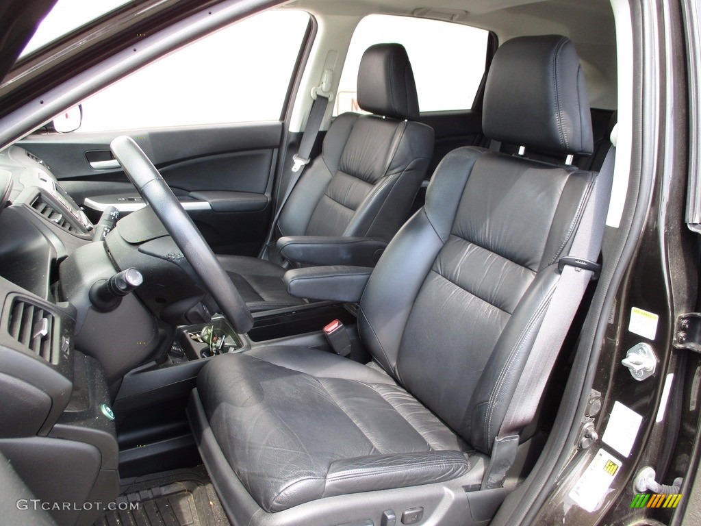 2013 CR-V EX-L AWD - Kona Coffee Metallic / Black photo #12