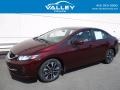 Crimson Pearl 2014 Honda Civic EX Sedan