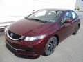 Crimson Pearl - Civic EX Sedan Photo No. 8