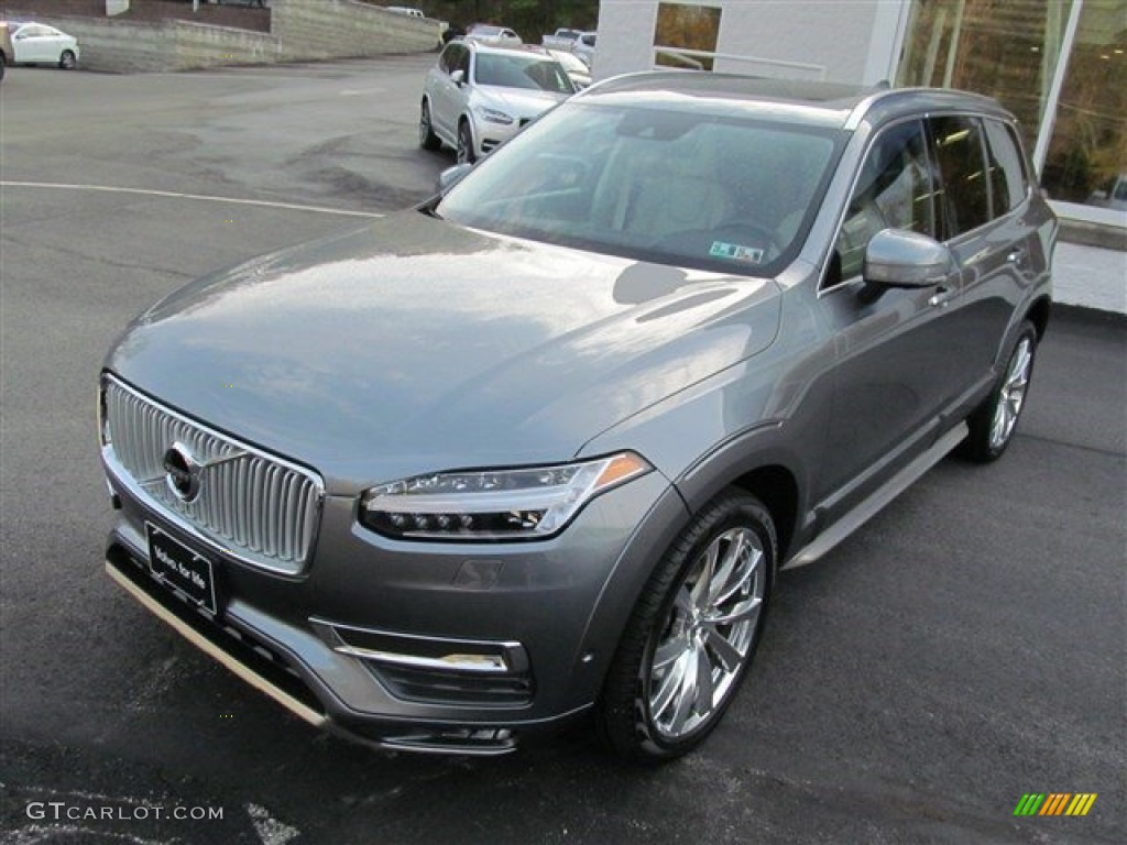 2016 XC90 T6 AWD - Osmium Grey Metallic / Blond photo #8