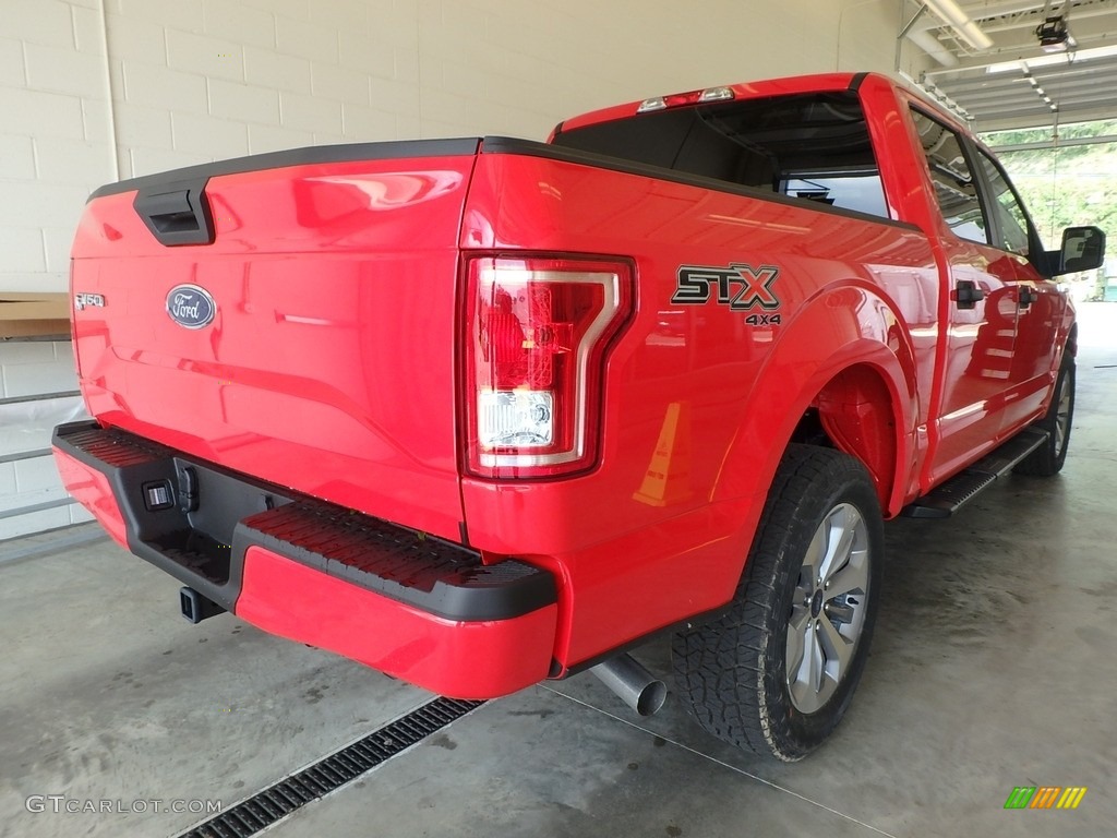 2017 F150 XL SuperCrew 4x4 - Race Red / Black photo #2