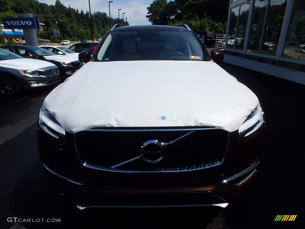 2018 XC90 T6 AWD Momentum - Twilight Bronze Metallic / Blonde photo #6