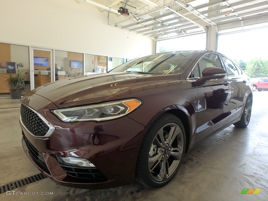 2017 Fusion Sport AWD - Burgundy Velvet / Dark Earth Grey photo #4