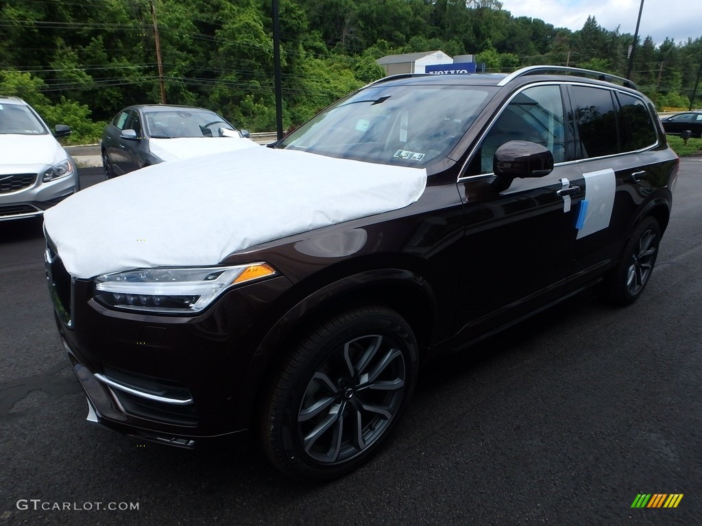 2018 XC90 T6 AWD Momentum - Twilight Bronze Metallic / Blonde photo #5