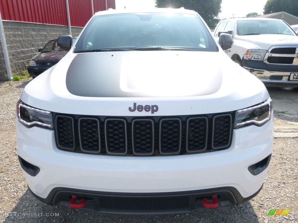 2017 Grand Cherokee Trailhawk 4x4 - Bright White / Black photo #7