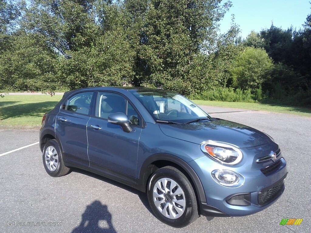 Blue Sky Metallic 2017 Fiat 500X Pop Exterior Photo #121392607