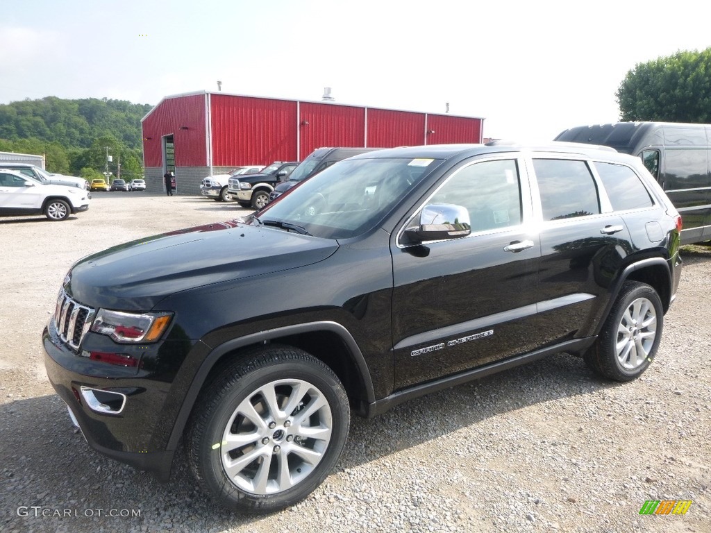 2017 Grand Cherokee Limited 4x4 - Diamond Black Crystal Pearl / Black photo #1